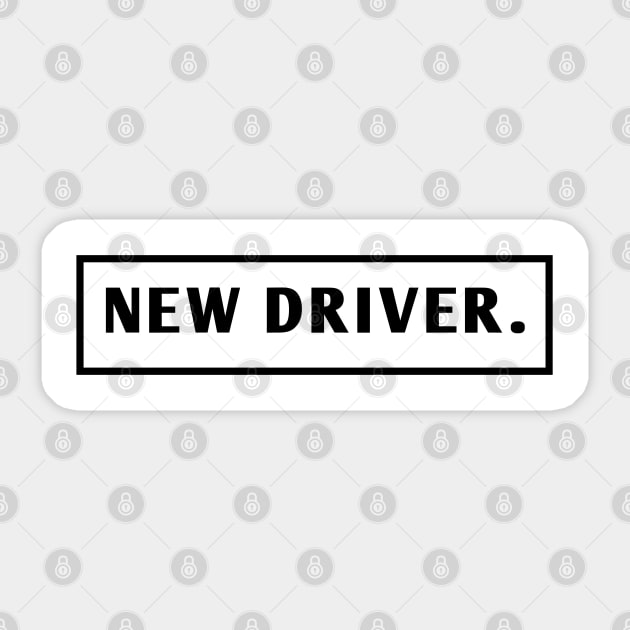 Funny New Driver Sticker by BlackMeme94